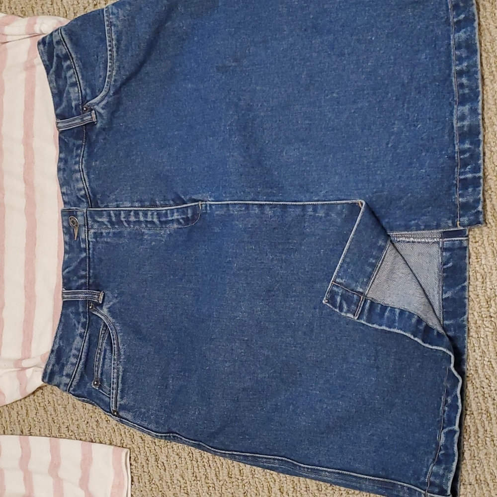 Telluride Clothing  Co. Denim Mini Skirt size 14